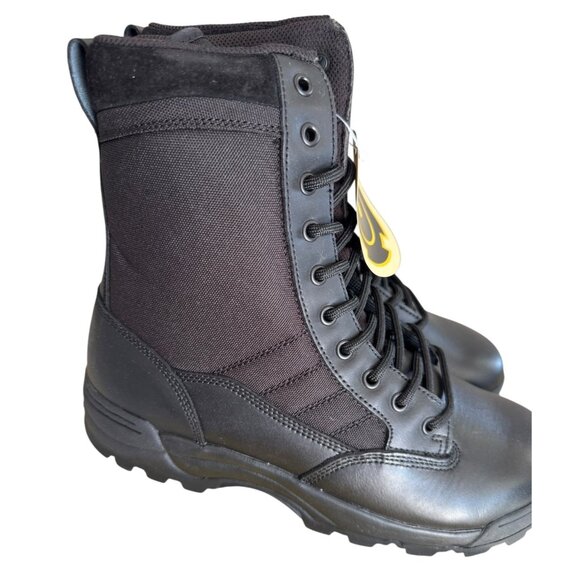 Original S.W.A.T. Classic 9" Tactical Boots Size 10 Black Leather & Cordura Dura - Picture 4 of 11